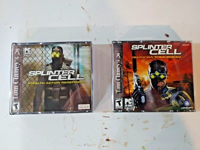 Splinter Cell PC Games Lot - Stealth Action Redefined & Pandora Tomorrow - Image 1 of 3