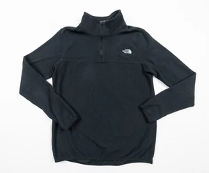 North Face Sweater Womens Small Black Fleece 1/4 Zip Pullover Lightweight Ladies - Picture 1 of 13