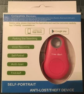 Lime Alert Bluetooth Tracer Pet Bambino GPS Localizzatore Tag Allarme Portafoglio Key Tracker - Foto 1 di 11