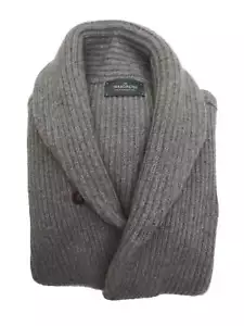 The Wardrobe Pullover grau Schalkragen, Strickjacke 4-fädig Kaschmir - Bild 1 von 4
