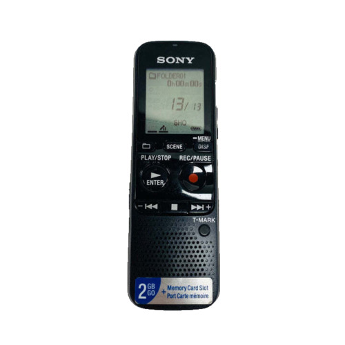 Sony ICD-PX312 Digital Voice Recorder 2GB + Micro SD Memory Card Slot T-Mark