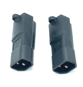 SF Cable NEMA 5-15R to C14 Power Plug Adapter (2 IN LOT) - Picture 1 of 4