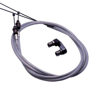 Snafu Astroglide Dual Lower Cable (London Mod) - Clear/Silver - Picture 1 of 1
