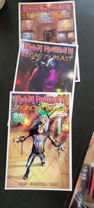 SDCC 2019 ESCLUSIVO HEAVY METAL IRON MAIDEN LEGACY OF BEAST PROMO CARD SET DI 3 - Foto 1 di 1