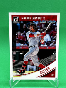 2018 Donruss Artist Proof #191 Mookie Betts 10/10