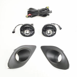 Built-in LED Fog Light Kit Fit 2015-2019 Dodge Charger SRT Bezel Hellcat Wires - Picture 1 of 9
