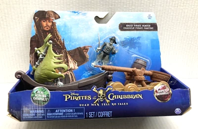 迪斯尼加勒比海盗死亡男式不讲故事-Ghost 海盗猎人-全新 — 第 1/2 张图片