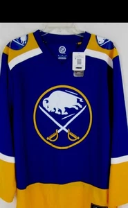 NHL Buffalo Sabres Herren Rival Blue Line Athletic Trikot 2XL Neu mit Etikett - Bild 1 von 7