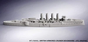 1:700 HMS Devonshire - Picture 1 of 1