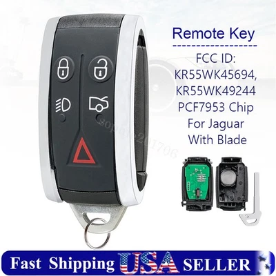 Mando a distancia Prox de repuesto para Jaguar XF XFR XK XKR 2008 2009 2010 2011 Foto 1 de 4