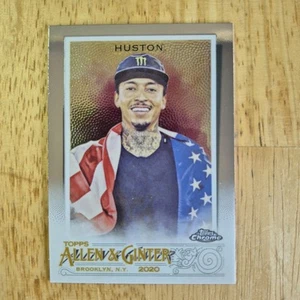Njah Huston | 2020 Topps Chrome Allen & Ginter #193 Skateboarder - Foto 1 di 2