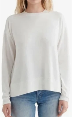 Top de manga larga de vellón blanco Lucky Brand ~ grande Foto 1 de 4
