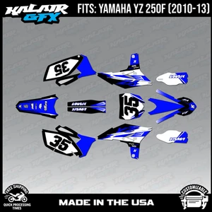 Graphics Kit for YAMAHA YZ250F (2010-2013) Dream Series - Blue - Picture 1 of 4