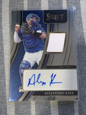 2022 Panini Select Silver Prizm Autograph Jersey ALEJANDRO KIRK Auto #/299 - Image 1 of 2