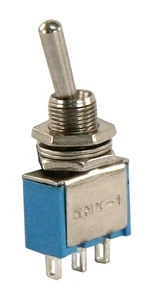 10 Stück Mini Kippschalter 3-polig EIN / EIN 2 Stellungen 250V 3A - Bild 1 von 1