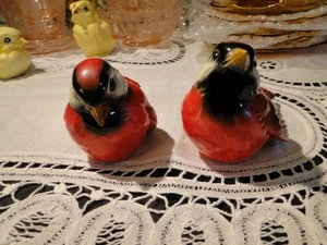 2 Goebel rote Vögel, Exc. Cond. Keine Kerben, keine Chips, keine Lackabnutzung, 4,5" & 3,75" - Bild 1 von 7