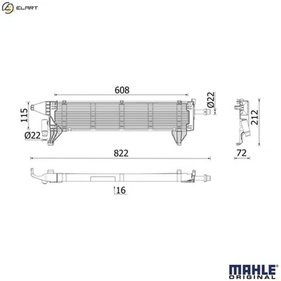 RADIATOR ENGINE COOLING CR 2636 000P FOR MERCEDES-BENZ E-CLASS/T-Model CLS 2.0L - Image 1 of 4