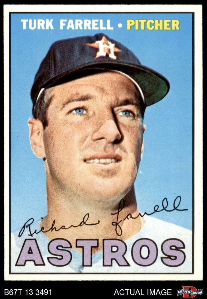 1967 Topps #190 Turk Farrell Astros 7 - NM - Image 1 of 1