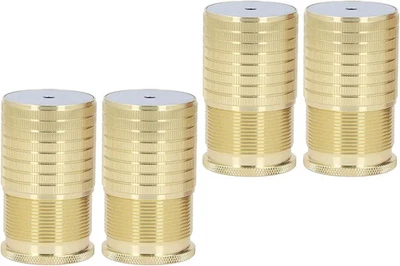 Pack of 4 Gold Colour Furniture, Chair, Bed, Table Raisers, Lifters, Risers - image 1 of 4
