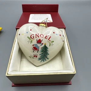 Li Bien GNOEL Wichtel HERZ Form Glas Ornament Weltmarkt Pier Place 2021 - Bild 1 von 2