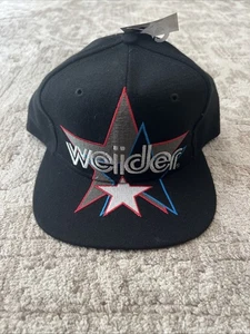 New WEIIDER Weider Gym Gear Black SnapBack Adjustable Cap Hat Workout Authority - Picture 1 of 8