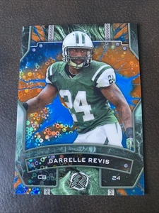 2024 TOPPS RESURGENCE BLUE & ORANGE SPARK REFRACTOR DARRELLE REVIS JETS #74 - Picture 1 of 2