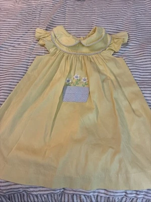 Vestido Dorothy Little English Garden Days flor amarilla niña 3T Foto 1 de 4