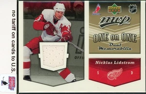 Camisetas MVP Upper Deck 2006-07 #OJLZ Nicklas Lidstrom/Sergei Zubov - Imagen 1 de 2