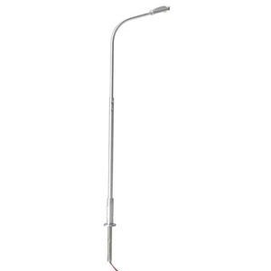 Atlas N Scale Single-Arm Streetlight 3-Pack with Cool White LED (Silver) - Picture 1 of 1