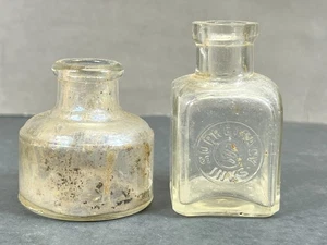 Vintage leere DUG Tintenflasche Lot Supremacy & Higgens Flaschen wie gefunden - Bild 1 von 12