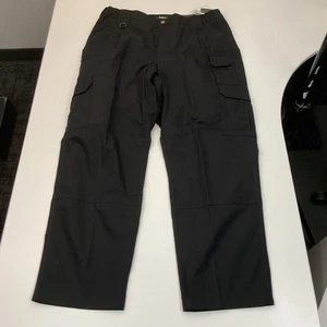 Pantalones de ajuste regular 5.11 Tactical Taclite Pro Ripstop, 74273 - negros 38x30 - Imagen 1 de 3