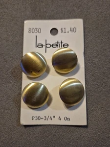 La Petite Buttons P30 3/4" 4 On See Photos - Picture 1 of 10