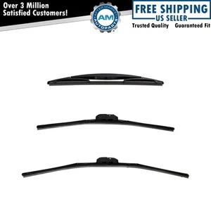 Trico Sentry & Exact Fit Windshield Wiper Blade Front & Rear 3pc Set - Picture 1 of 9