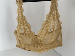Leonisa Milan Sheer Lace Bustier Bralette with Underwire, US 36 POW Flawless - Picture 1 of 12