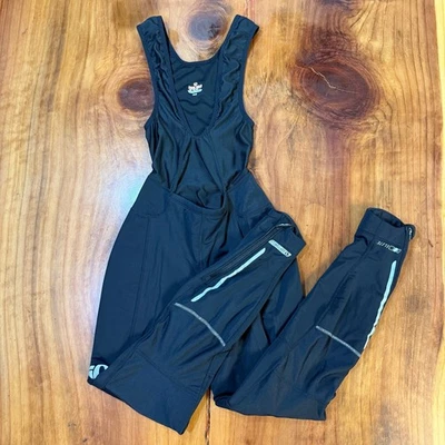 Calça feminina Pearl Izumi pequena elite sem enchimento ciclismo bicicleta atlética babador A18 - Imagem 1 de 4