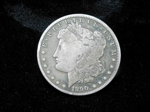 1890-CC $1 Morgan Silver Dollar - Picture 1 of 4