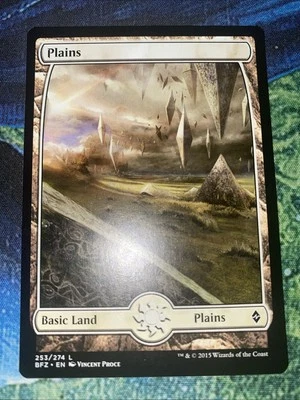Plains (253) - Full Art Battle for Zendikar - Image 1 of 2