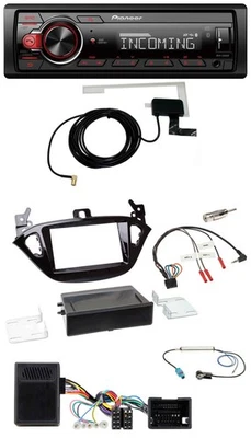 Pioneer USB Lenkrad DAB Bluetooth Autoradio für Opel Adam ab 2013 Corsa E Ablage - Bild 1 von 4