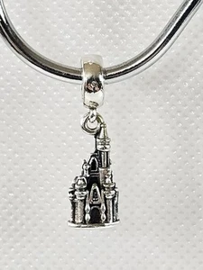 Pandora Parques Disney Walt Disney Mundo Castillo de Cenicienta Plata Dije Auténtico - Imagen 1 de 10