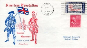 BOSTON MASSACRE - BOSTON, MA 1970 FDC17677 - Bild 1 von 1