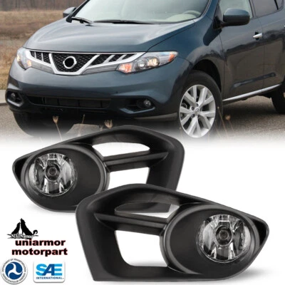 For 2011 2012 2013 2014 Nissan Murano Fog Light Complete Kit w/Switch+Harness - Imagem 1 de 4