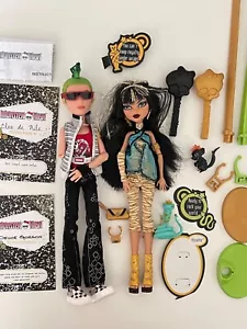 Monster High Doll Cleo De Nile Deuce Gorgon prima ondata 2009 lotto guanti animali diario - Foto 1 di 11