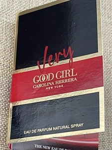 CAROLINA HERRERA VERY GOOD GIRL EDP 1.5ml .05oz PERFUME SAMPLE New Travel Size - Picture 1 of 6