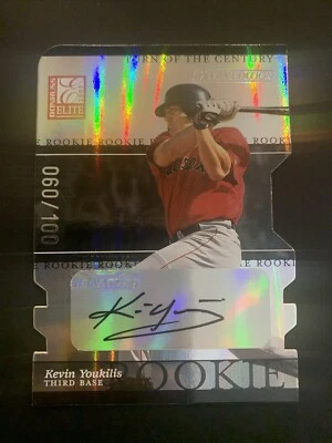 Kevin YOUKILIS🔥2003 Donruss Elite Extra Edition Rookie RC AUTO #43 60/100 - Image 1 of 2