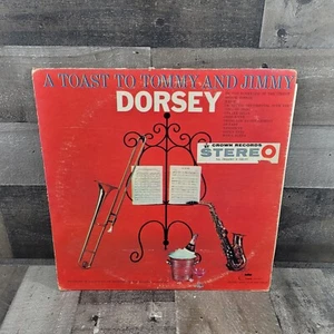 A Toast to Tommy and Jimmy DORSEY, Vinyl, 1957 Crown Records, CLP 5047, JAZZ - Picture 1 of 4