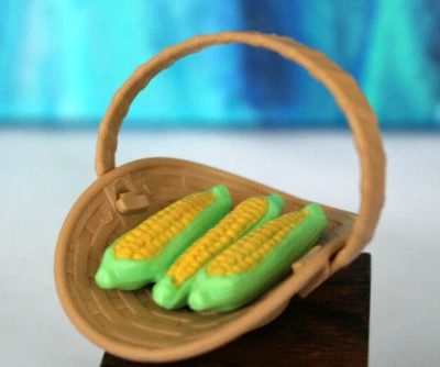 Harvest Corn Basket Thanksgiving Pilgrim Mattel 1/6 Scale Barbie Doll Toy - Image 1 of 4