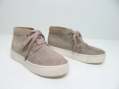 Joie Women's Hillerson Booties High Top Sneakers Gray Suede  Platform Size 7.5 - Image 1 of 4