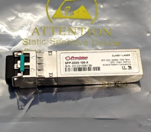PRECISION DWDM SFP 120km Ch 22 1G SMF Multiple Platform OPTICAL MODULE FAST SHIP - Picture 1 of 3