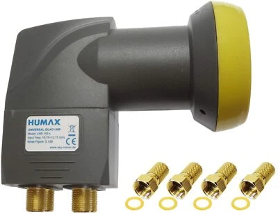 Humax Gold Quad LNB digitales Satelliten universal LNB LTE-Filter Satempfang - Bild 1 von 4