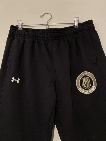 Under Armour VEGAS JR. GOLDEN KNIGHTS Coldgear Loose Fleece Pants Men size Large Cover